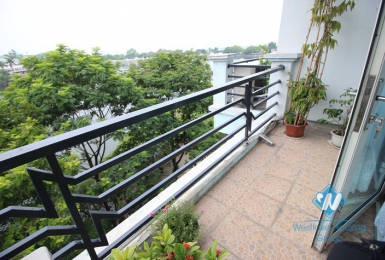 Gorgeous lakeview apartment for rent in Truc Bach, Ba Dinh